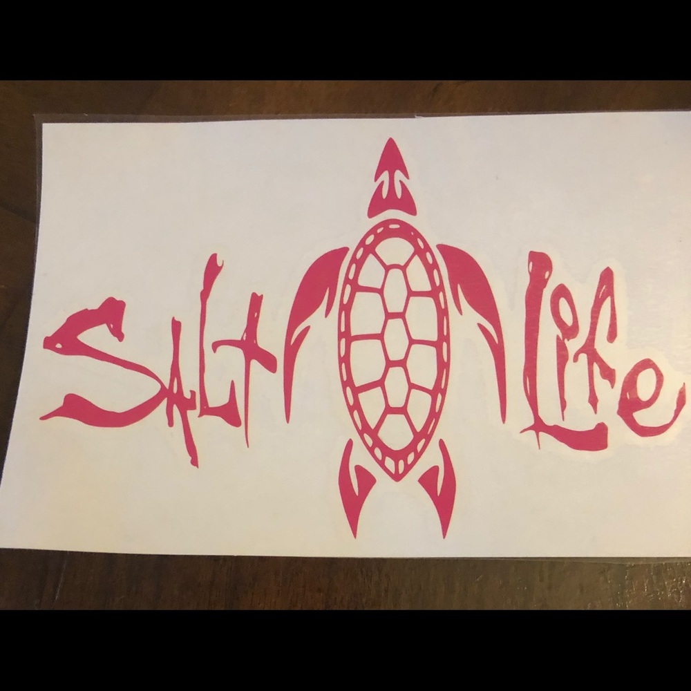 Salt life decal